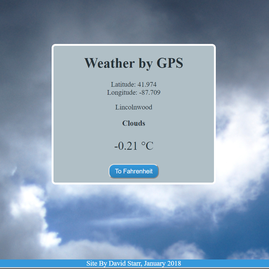 GPS Weather App